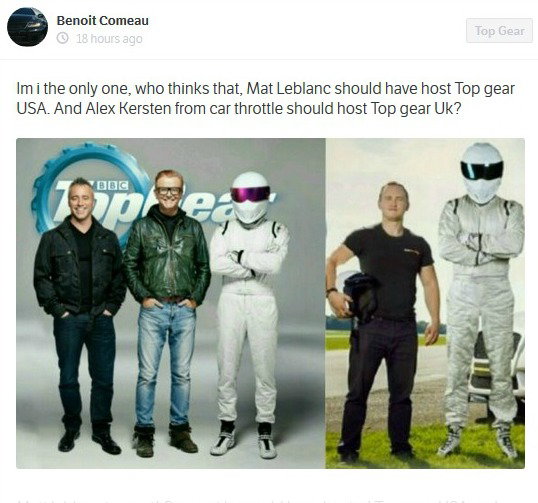 12 Reactions To Matt LeBlanc Presenting TG In The Form Of Joey Gifs