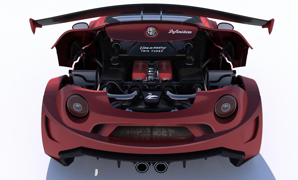 Anyone Fancy A 738bhp Ferrari-Powered Alfa 4C? This Mad Company Wants To Make One