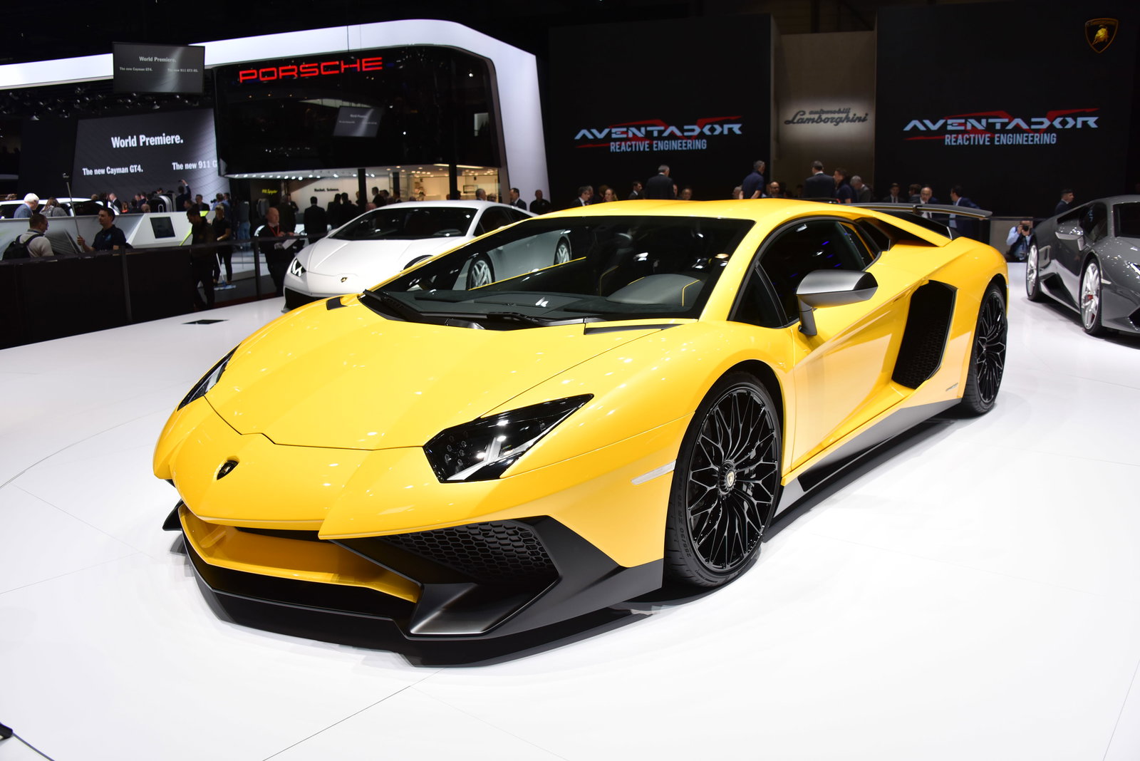 The SV's 6.5-litre V12 produces 740bhp