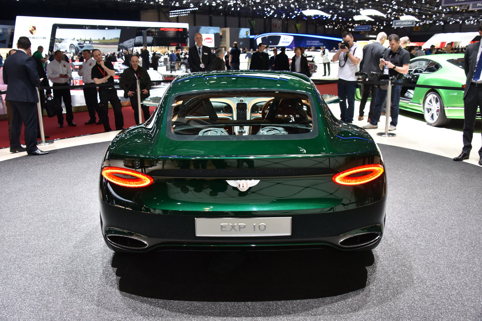 The concept car uses a hybrid system