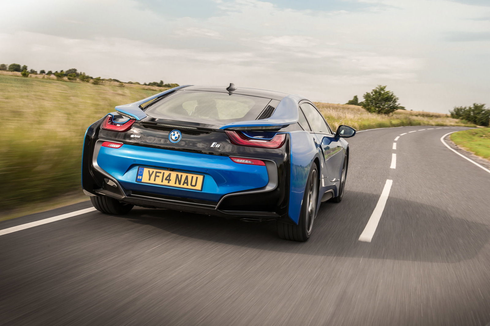 The BMW i8 uses a three-cylinder IC engine to contribute towards a 357bhp total output