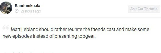 12 Reactions To Matt LeBlanc Presenting TG In The Form Of Joey Gifs