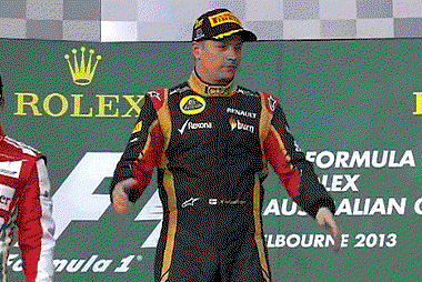 F1 Right Now Summed Up In Kimi Raikkonen Gifs