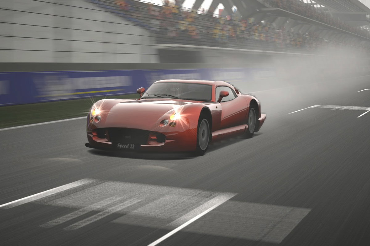 The Cerbera Speed Twelve featured heavily in Gran Turismo