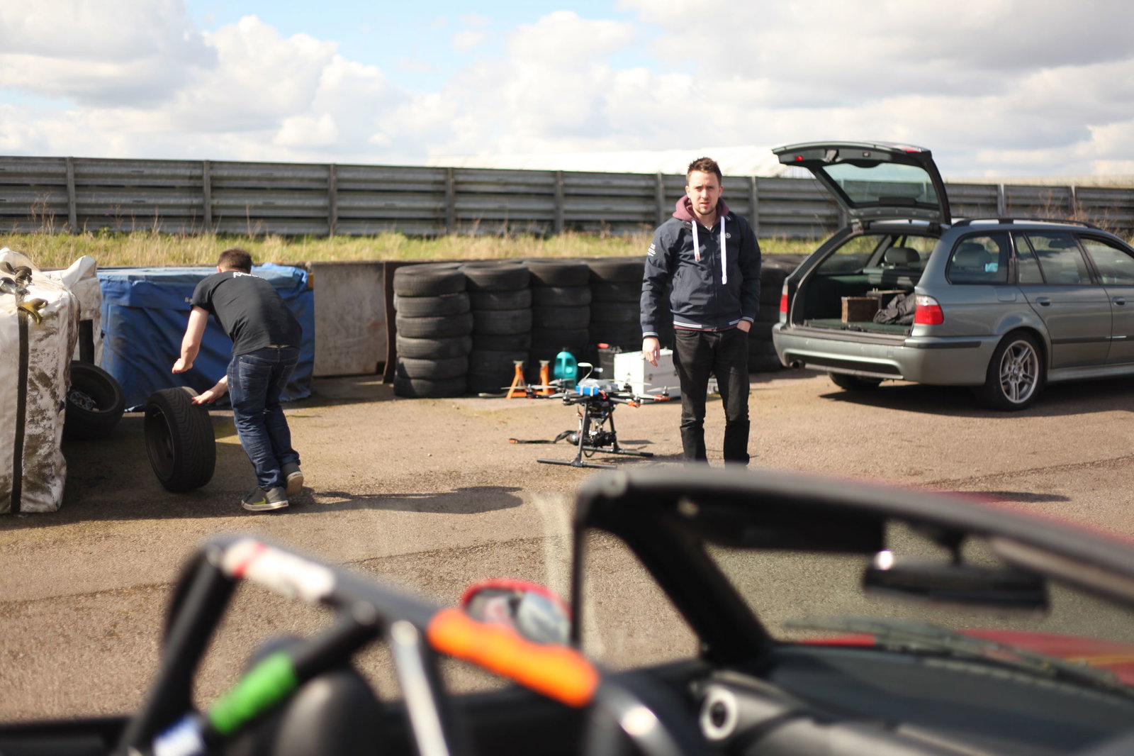 On the left is Andy Robinson, owner of Altitude Media for the awesome aerial shots 