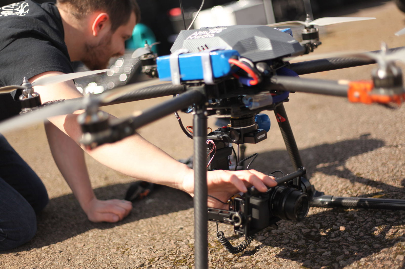 A closer look at Altitude Media's setup