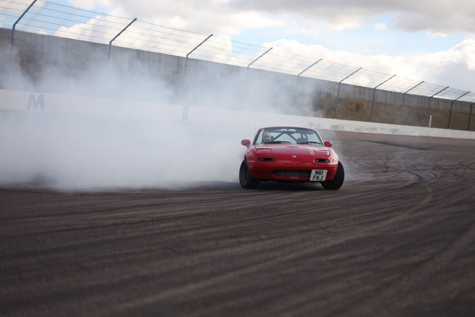 Phil is loving life. The tyres are not!