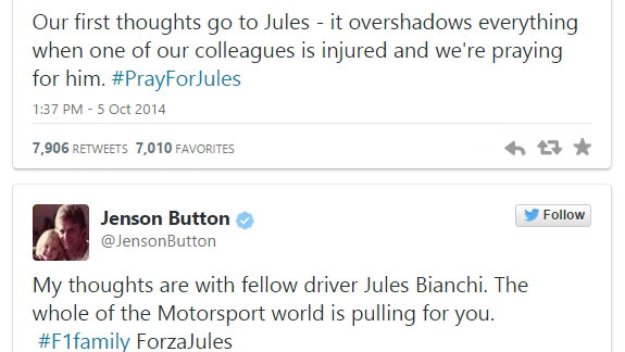 Motorsport’s Beautiful And Touching Tributes To Jules Bianchi