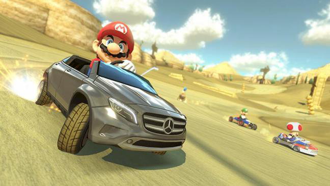 A Mercedes GLA Is The Last Thing You'd Expect To See In Mario Kart, But Here It Is