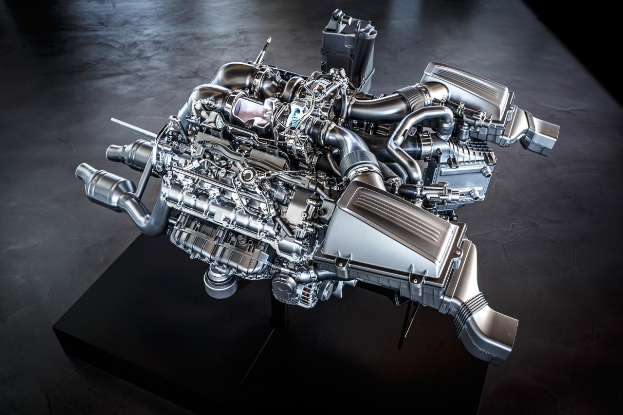 Glorious Details Of The Mercedes AMG GT's Savage 4.0-litre Twin-Turbo V8 Have Landed