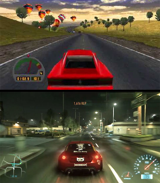 9 Of Your Favourite Racing Games Compared To Their Retro Counterparts