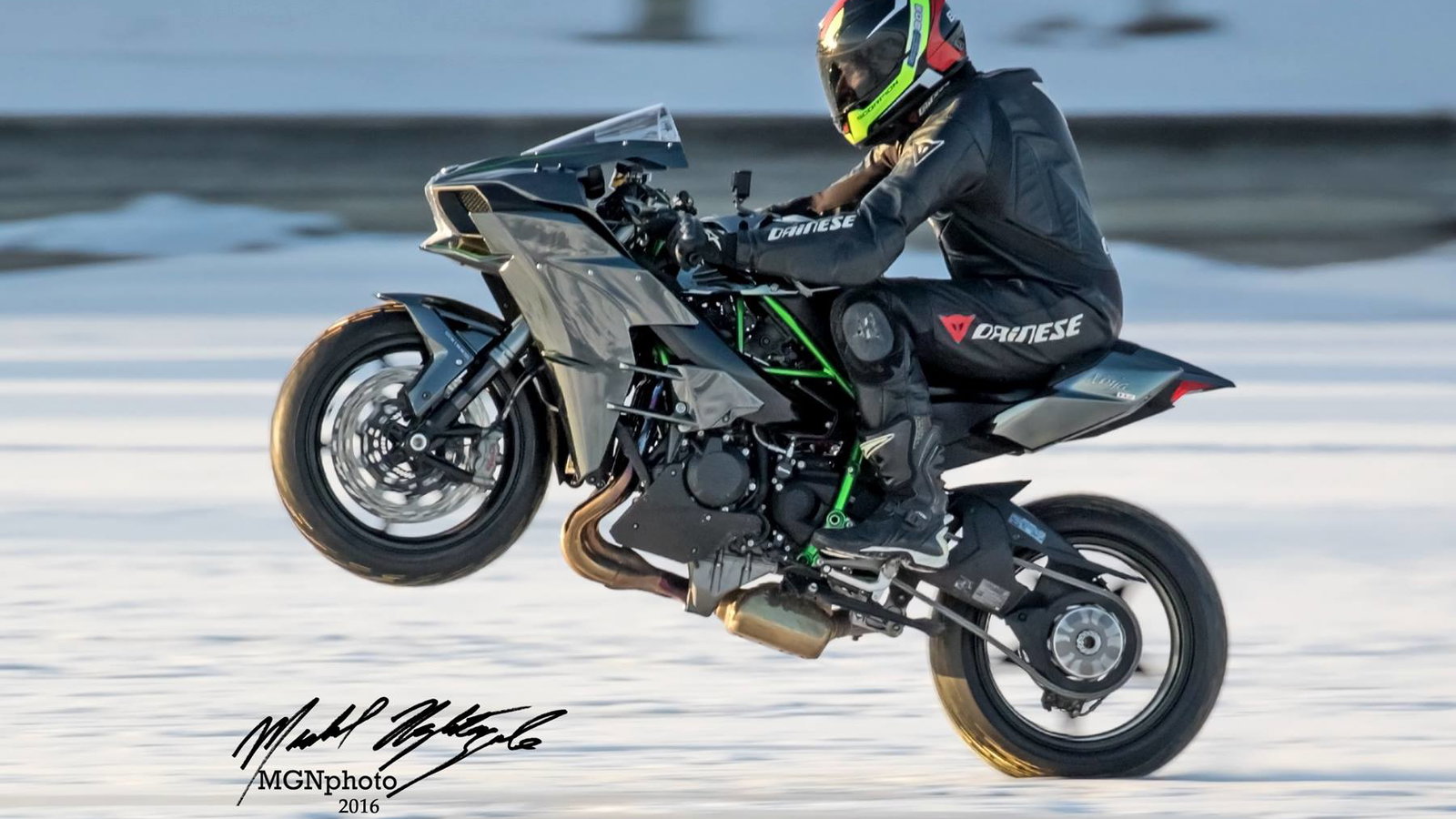 This Madman Will Try And Break The Bonkers On-Ice Wheelie Record