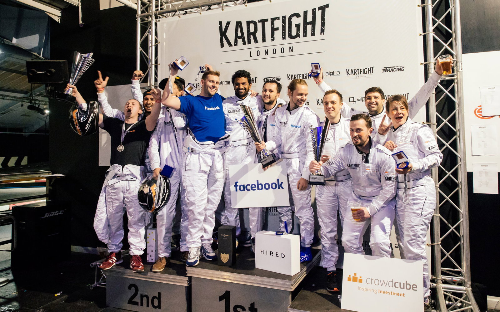 Our trophy now sits proudly in the office! 