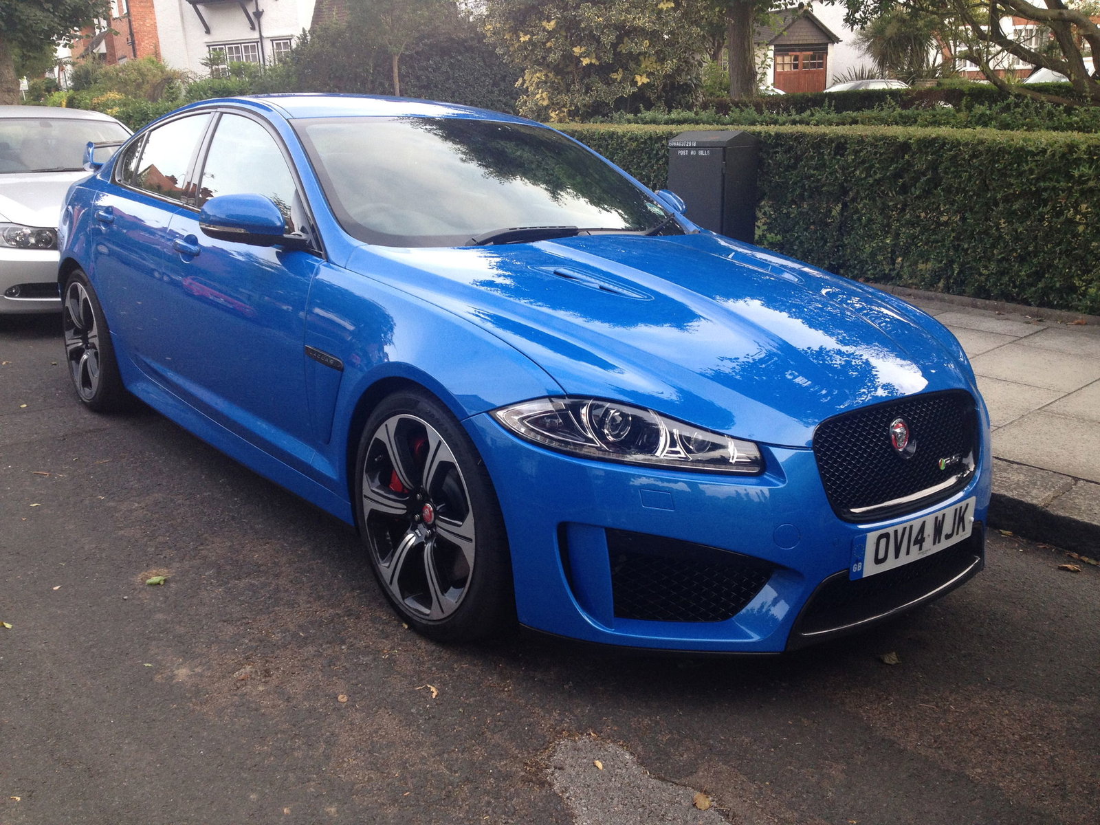 Here's a shot of the XFR-S, a car which I'm convinced is trying to kill me...