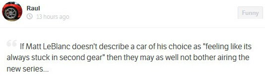 12 Reactions To Matt LeBlanc Presenting TG In The Form Of Joey Gifs