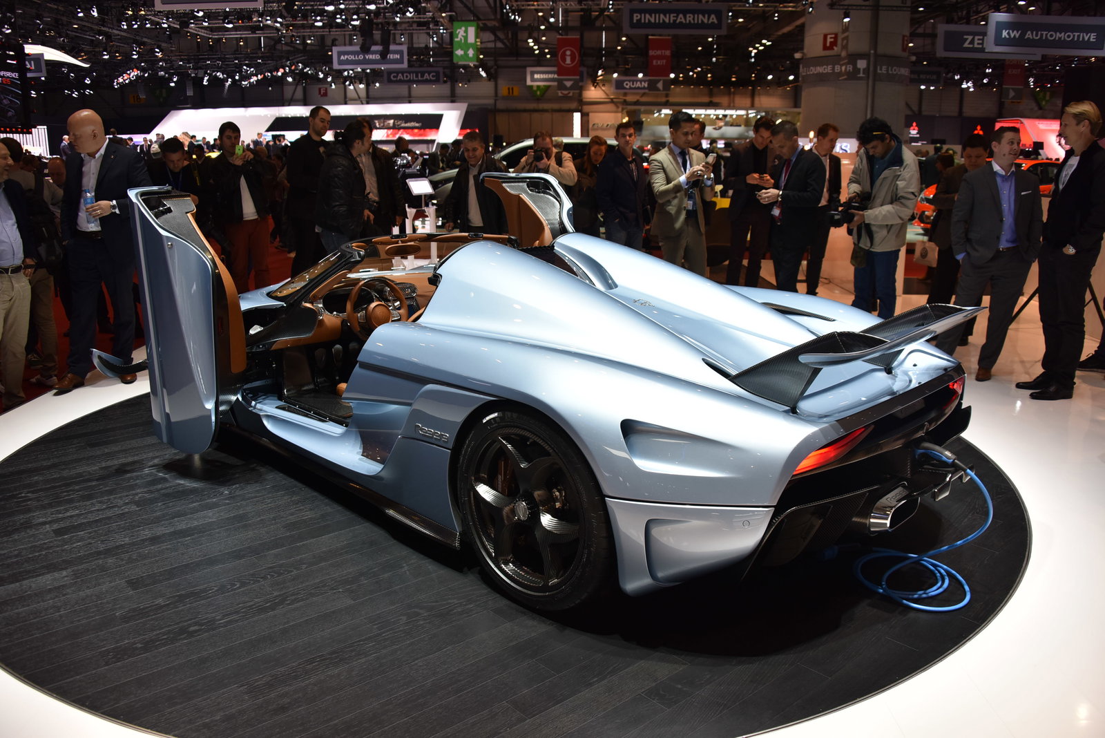 Next to a 1085bhp 5.0-litre twin-turbo V8, there are three electric motors with 700bhp combined