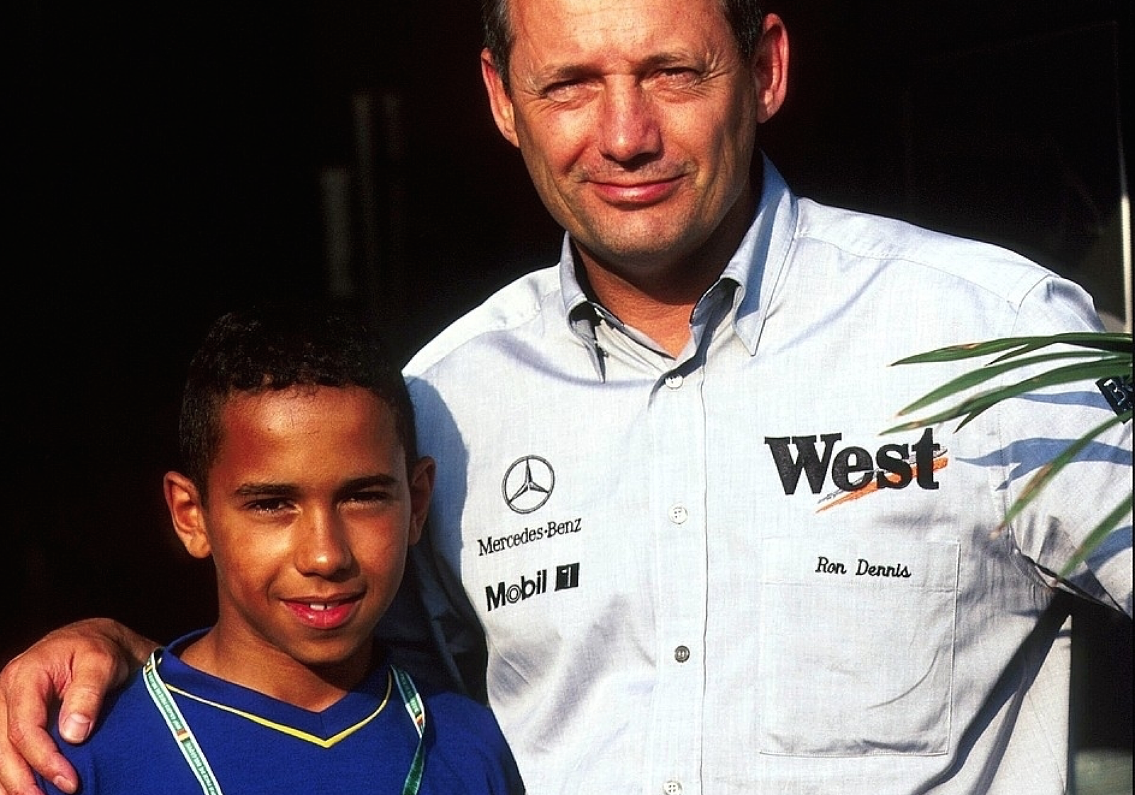 Lewis’ famous meeting with Ron Dennis in 1995 at the Autosport Awards
