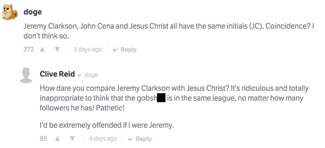 The 10 Best Comments On CT Last Week