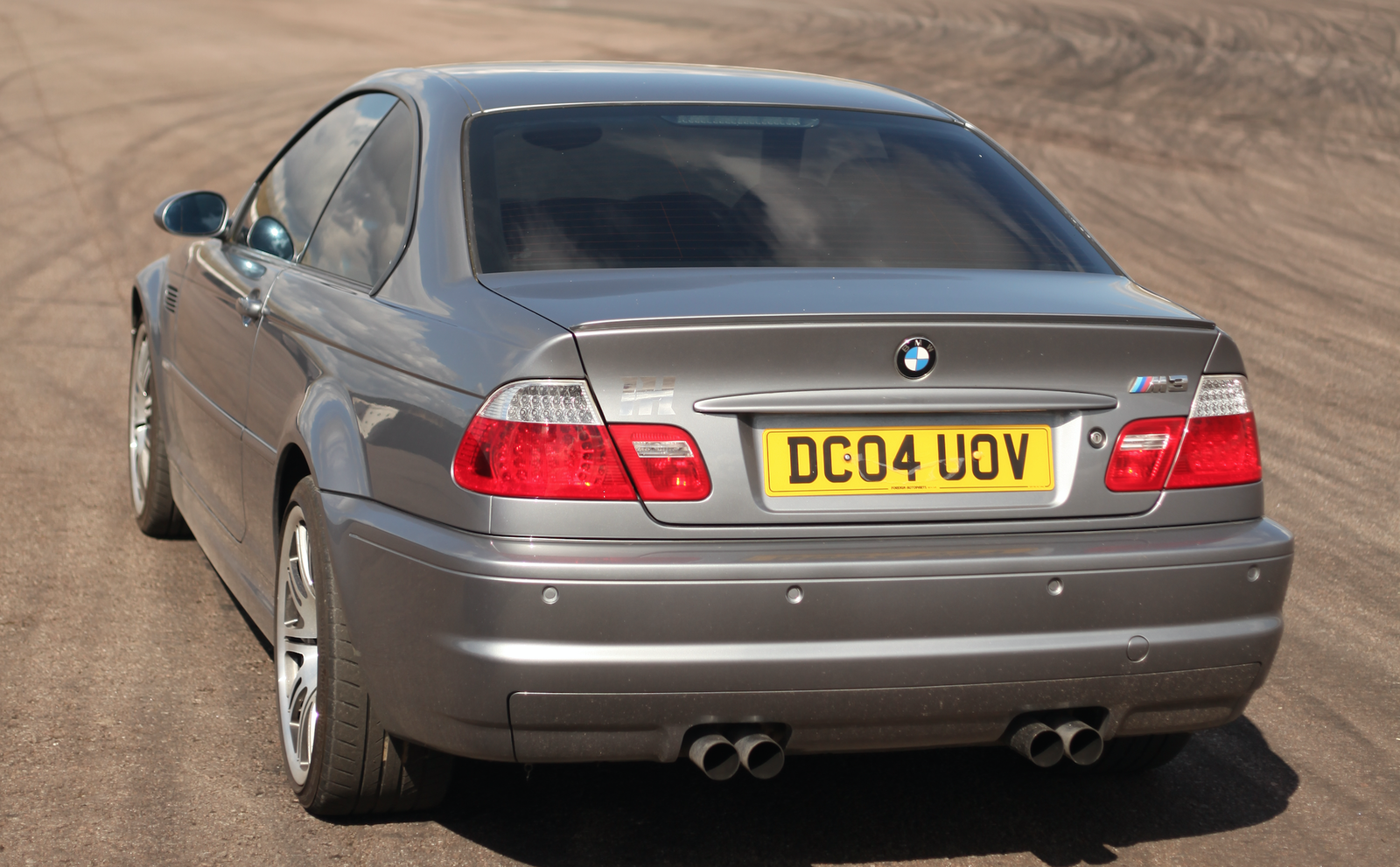 Adnan's fat M3 tyres are now shredded, and our '1' in 1,000,000 looks pretty sweet