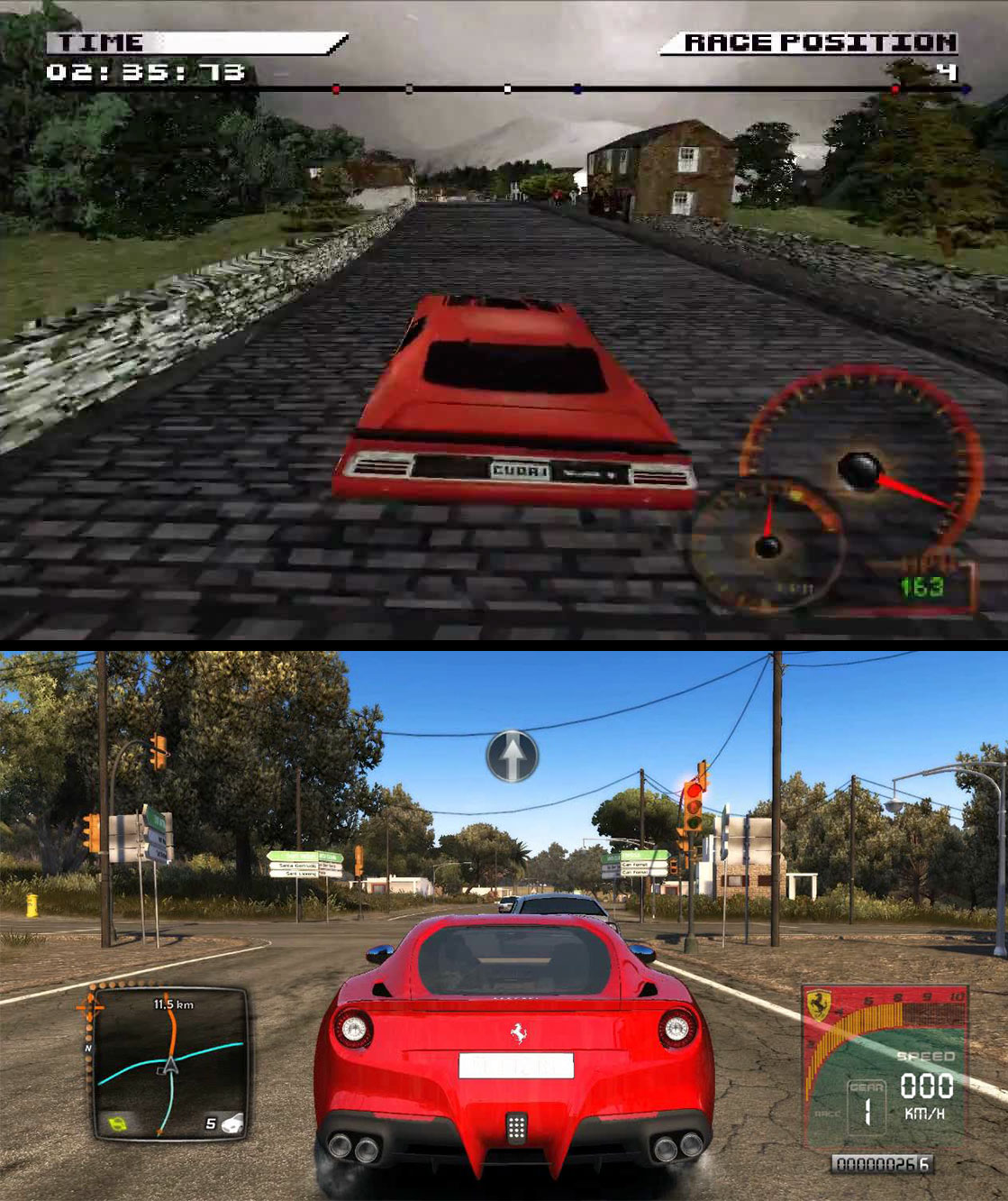 9 Of Your Favourite Racing Games Compared To Their Retro Counterparts