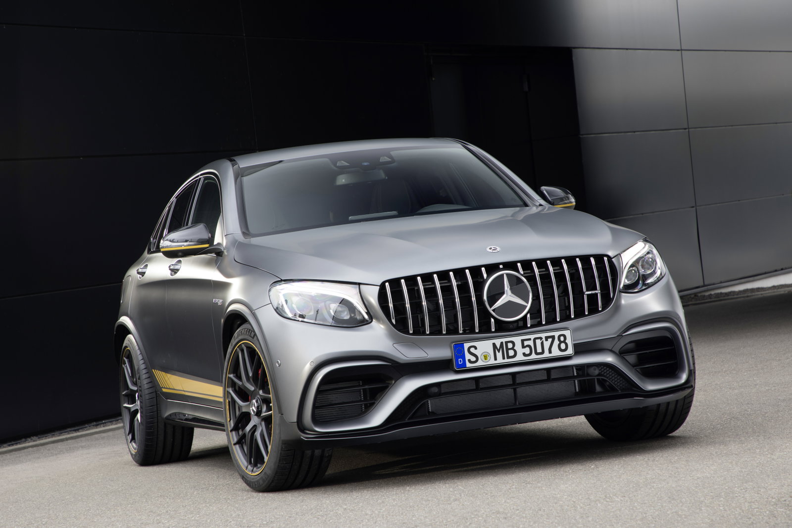 Like matte paint and fancy stripes? The GLC 63 S Coupe Edition 1 might appeal...