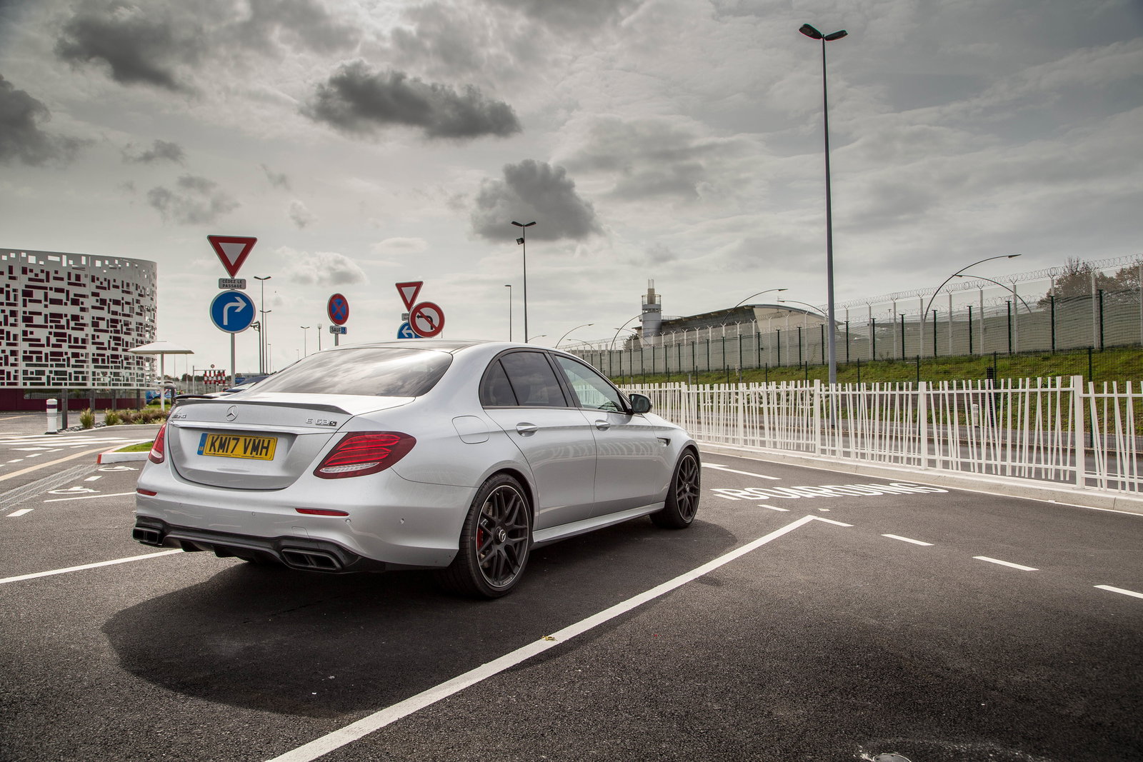 Despite a firm ride, the E63 is a wicked road trip companion