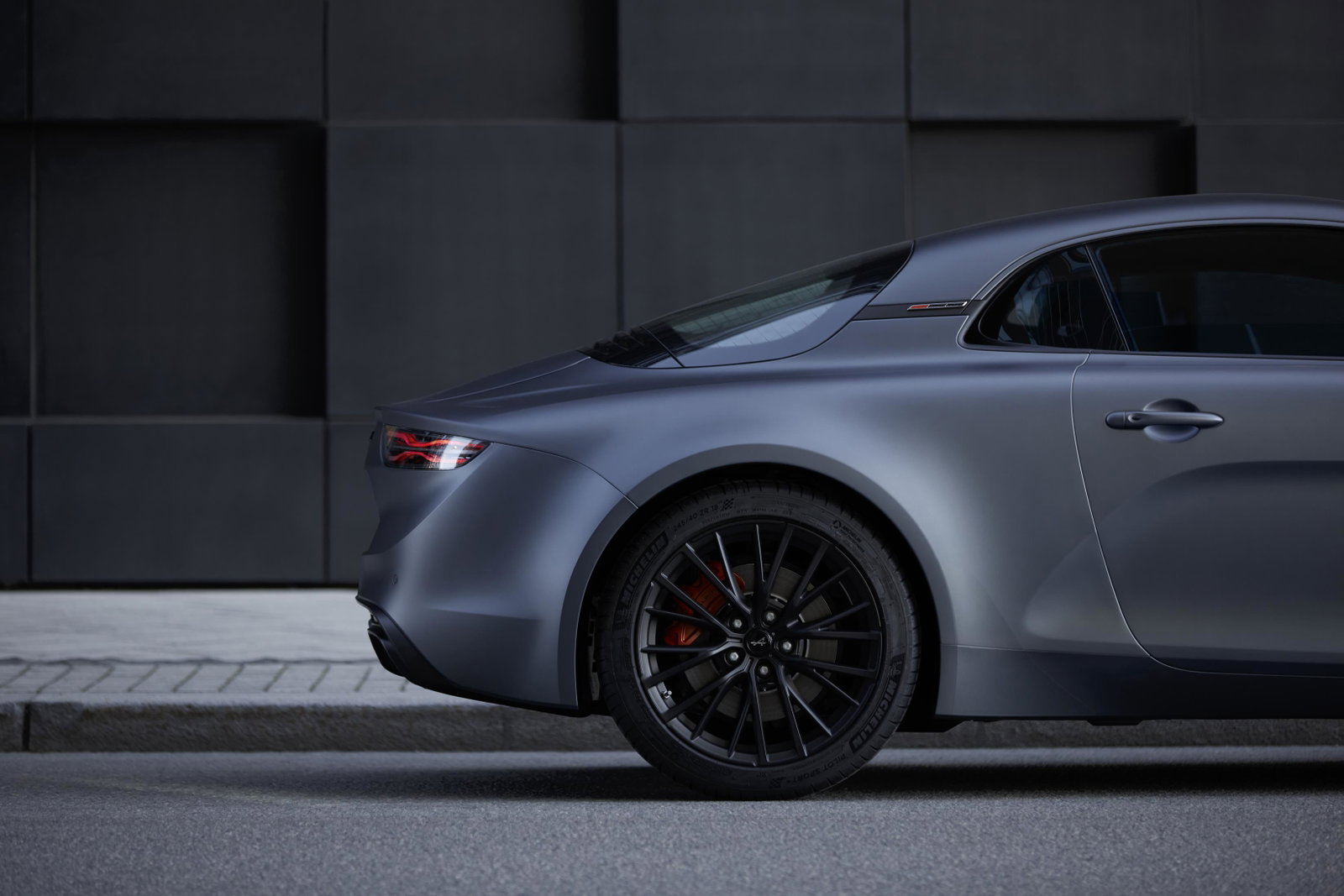 The Alpine A110S has the standard A110's uprated brake option fitted as standard, plus new wheels wearing wider tyres