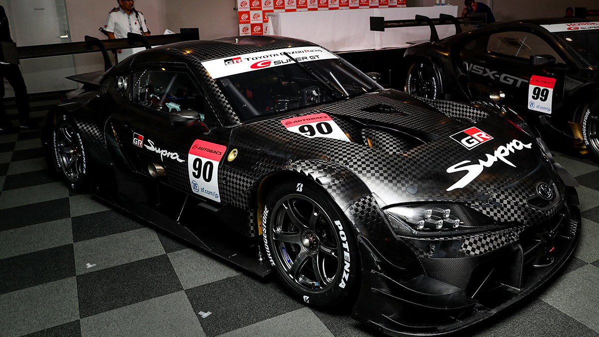 Behold The Super GT Toyota Supra In Its Naked Carbonfibre Glory