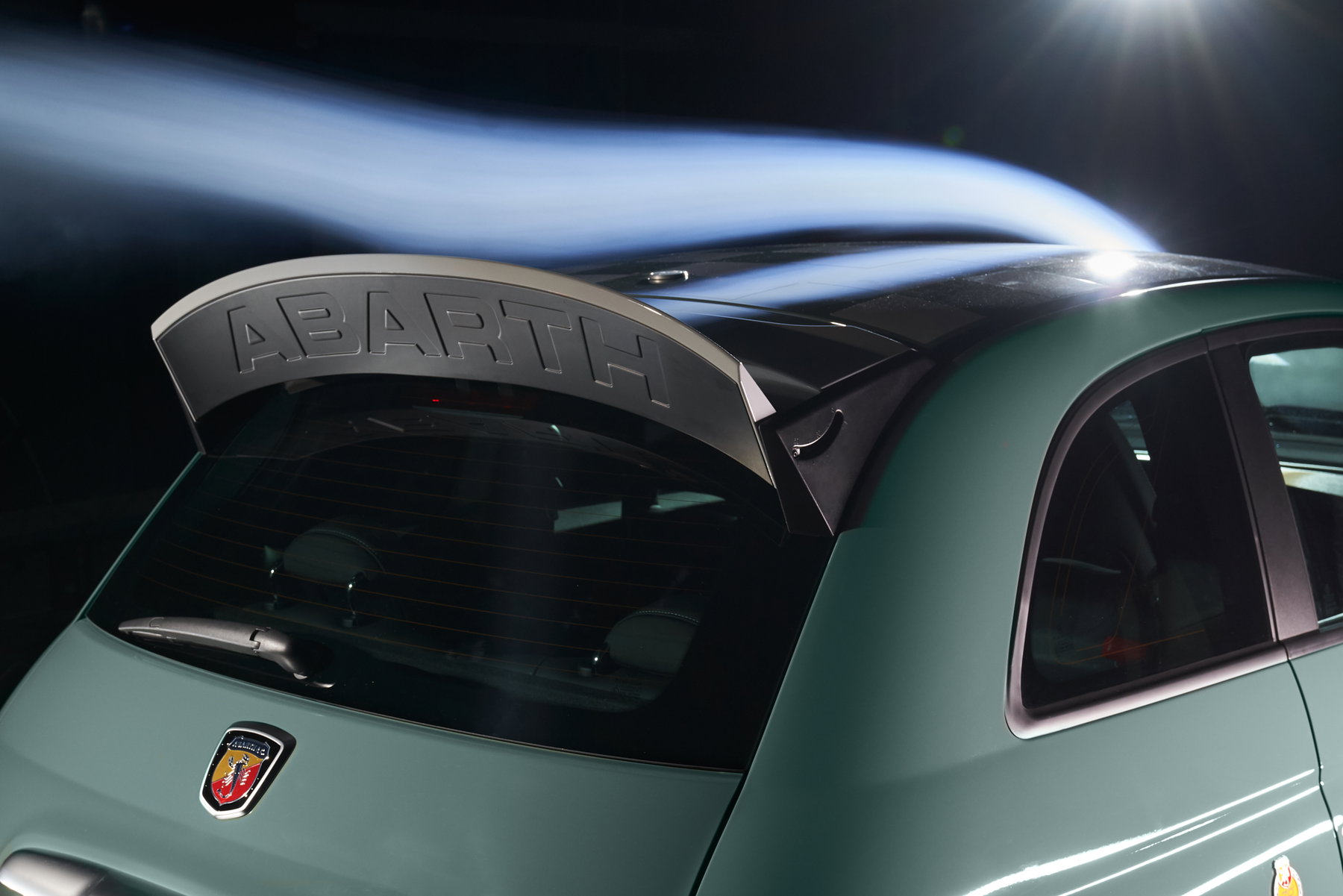 Check Out The Abarth 695 70th Anniversario's Mad Rear Spoiler | CarThrottle