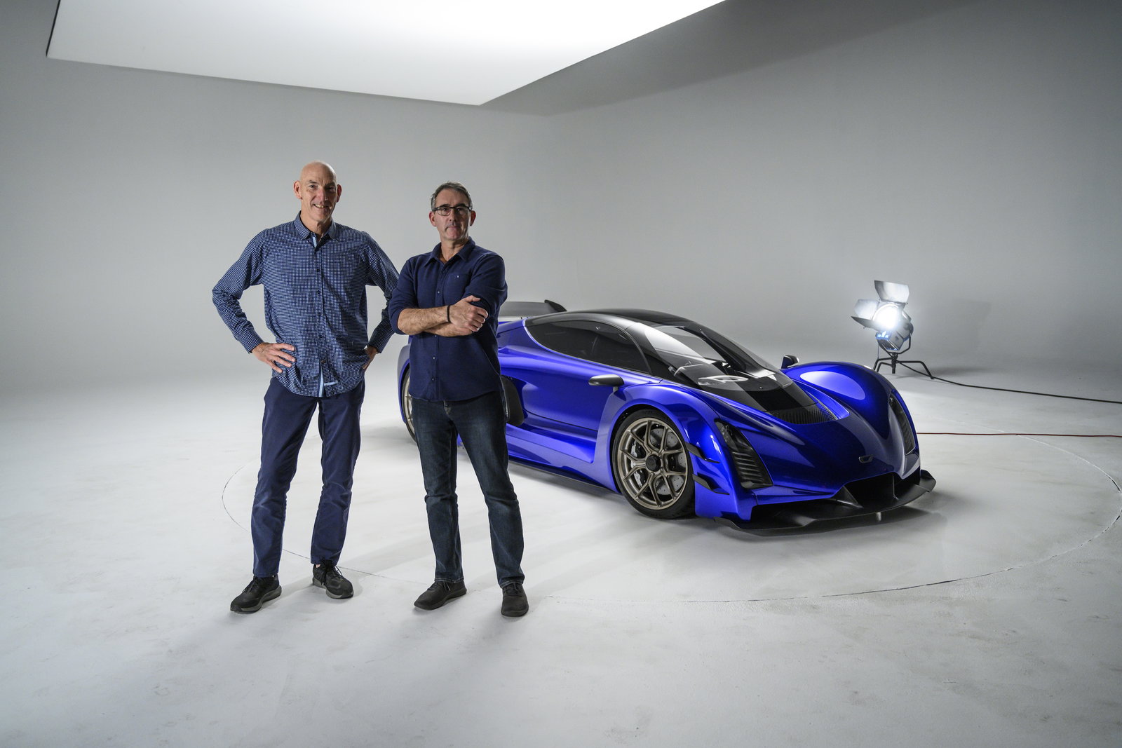 CTO Jon Gunner with chief designer David O'Connell