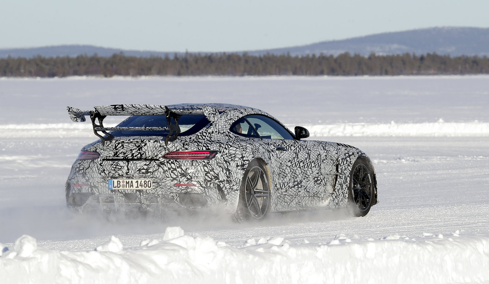 The Mercedes-AMG GT Black Series Has A Giant Wing And A Huge Face