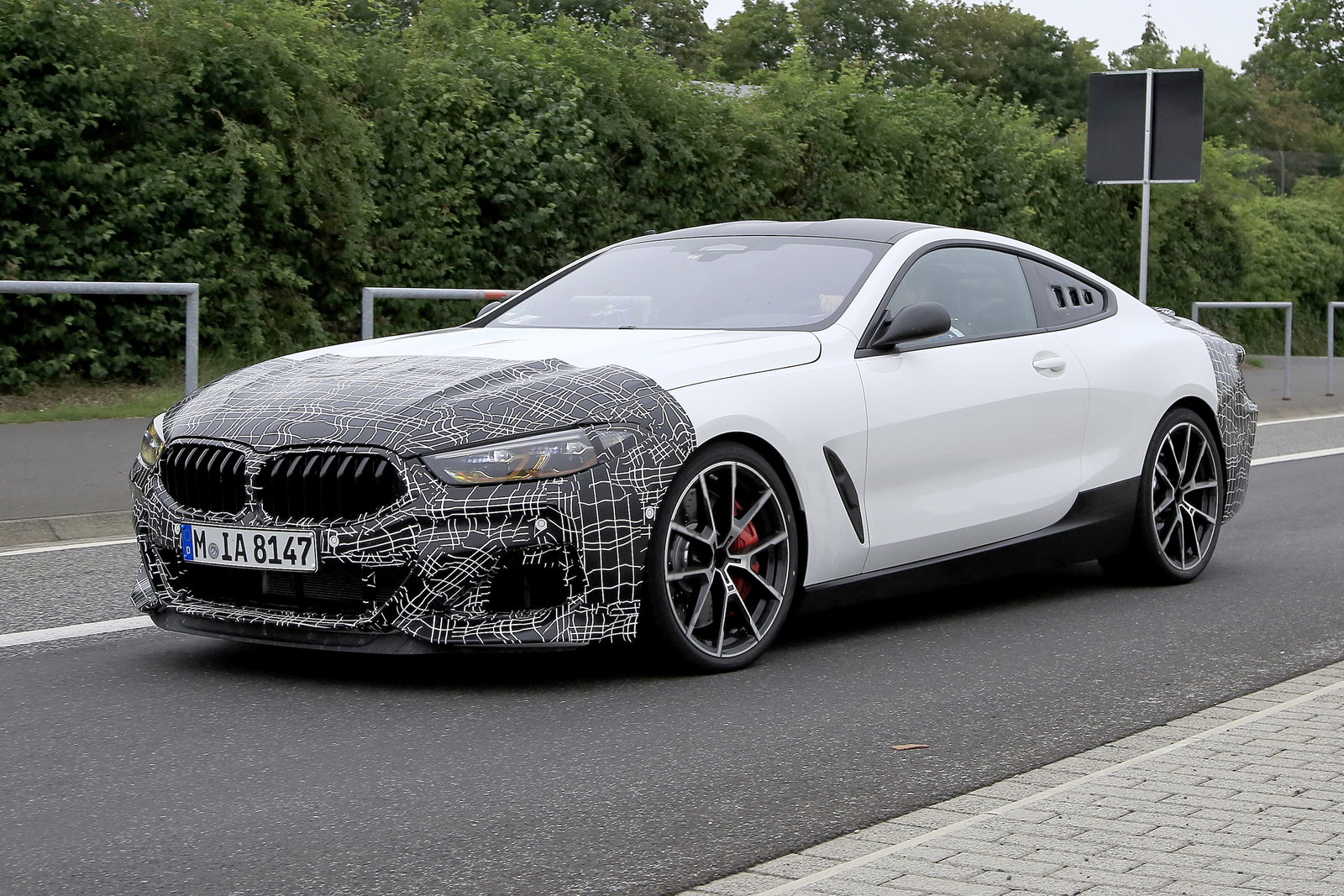 What's The Deal With This BMW 8-Series Mule And Its Rear Quarter Vents?