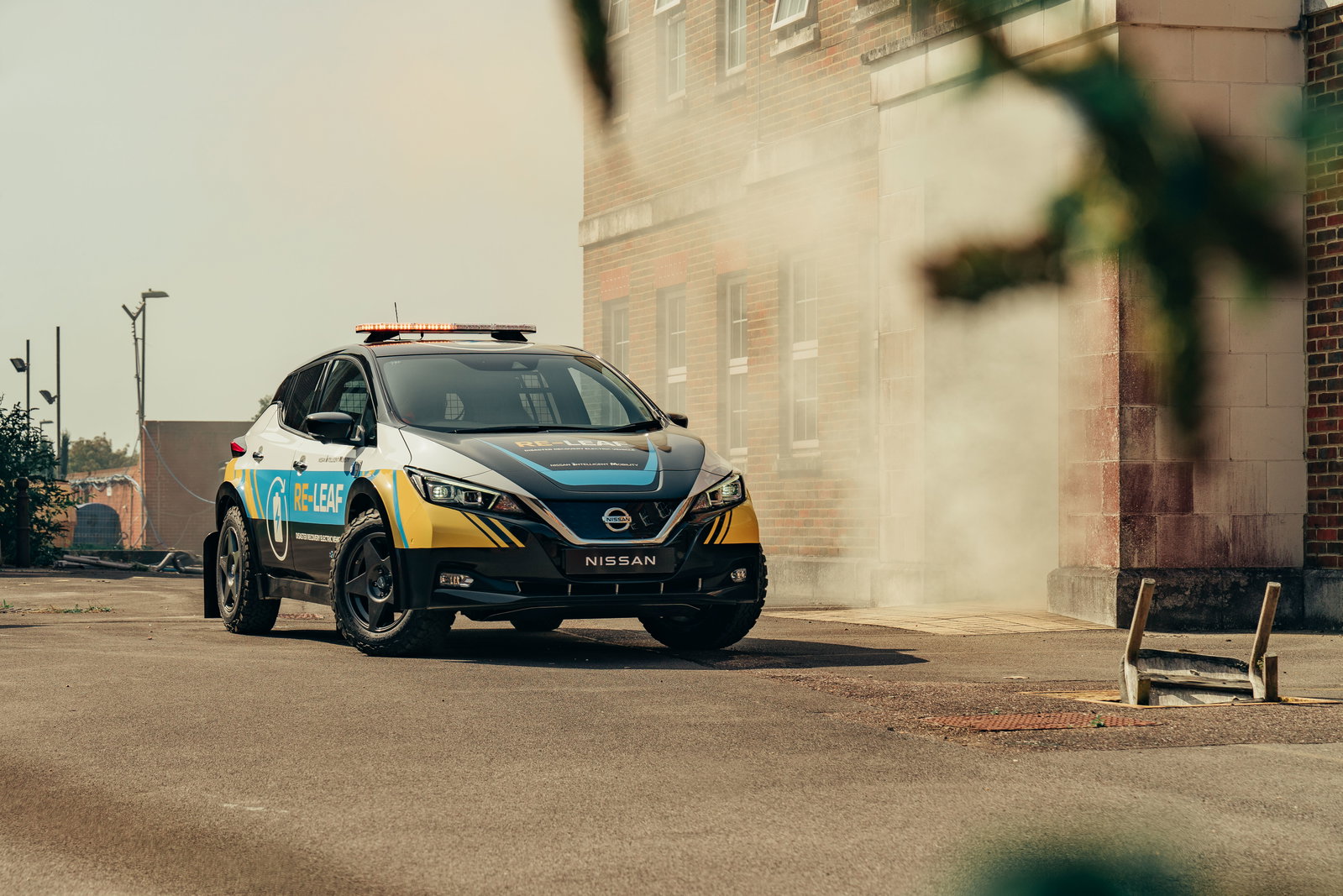 Nissan Re-Leaf Is A Chunky-Tyred Disaster Response Power Bank