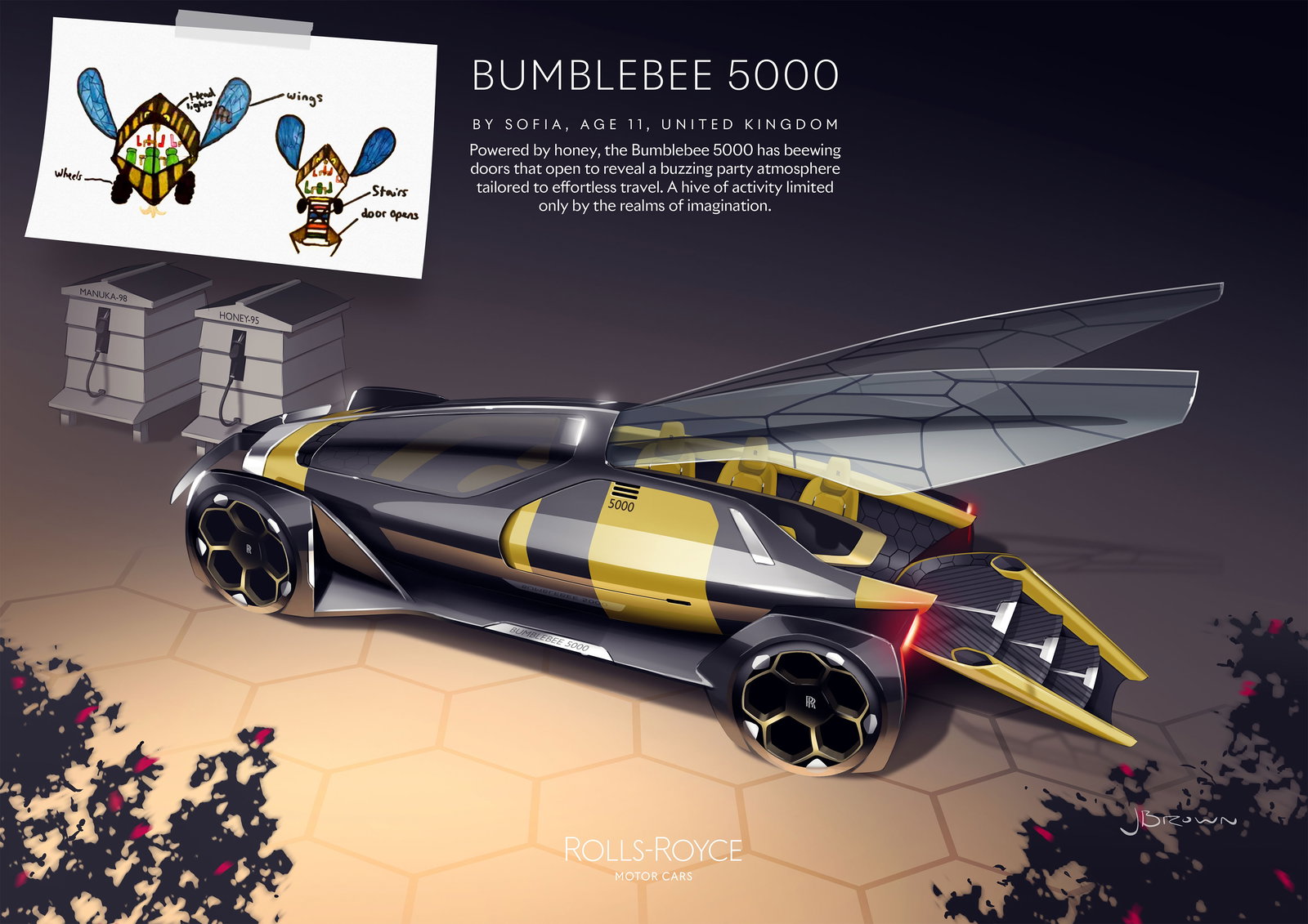 8 Wild Rolls-Royce Renders Made From Kids' Drawings