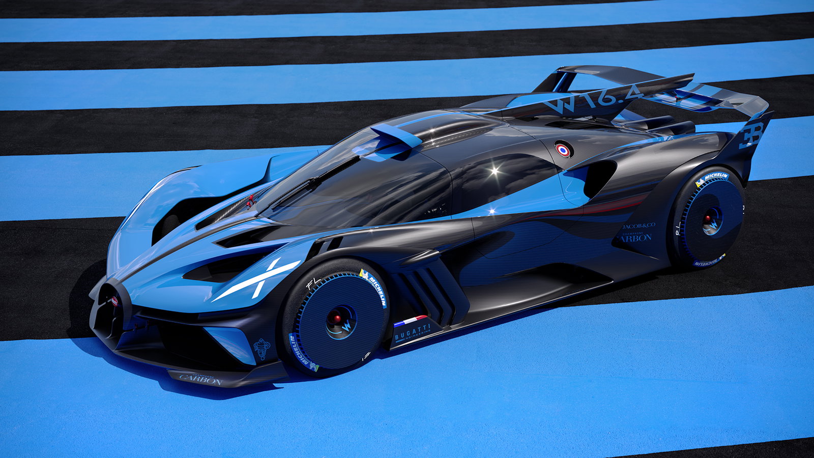 The 1240kg, Track-Only Bugatti Bolide Has An 1825bhp Chiron Engine