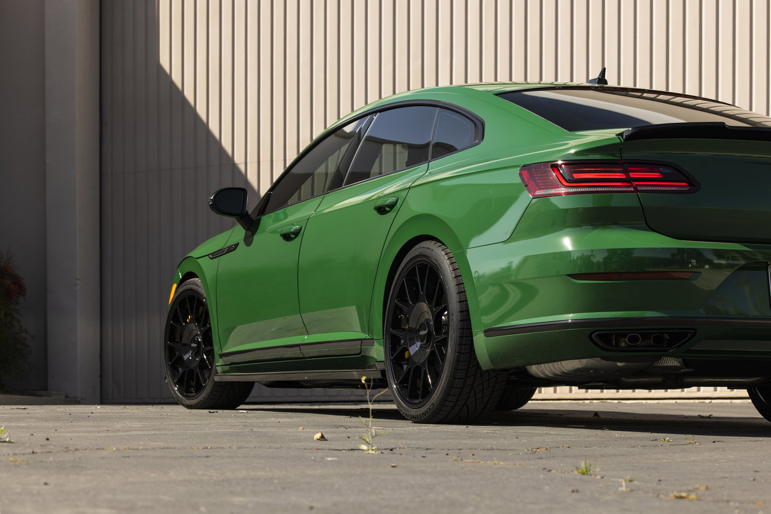 VW Gives Arteon Lowered, Very Green Makeover For 'Big Sur' Concept