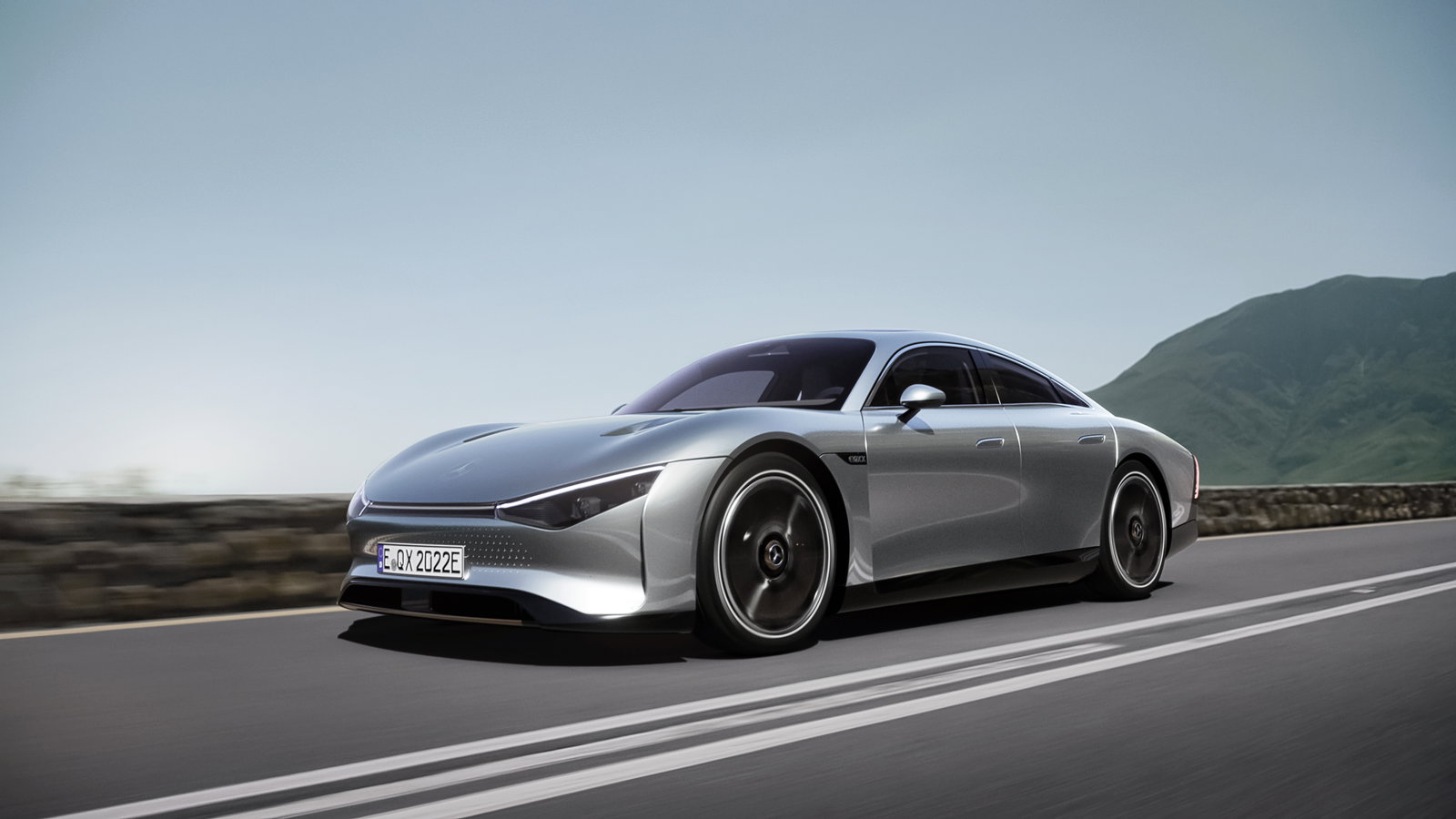 The Slippery Mercedes Vision EQXX Has A 1000km Range