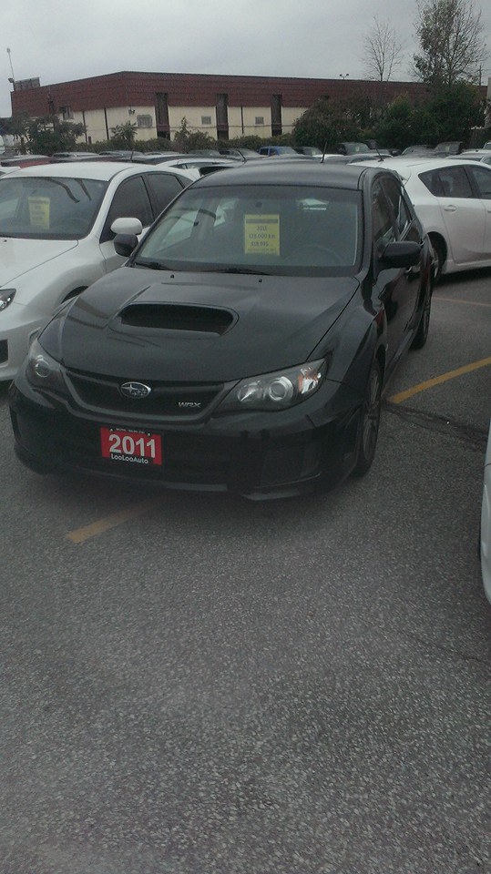 The first ever photo of Irena the WRX...