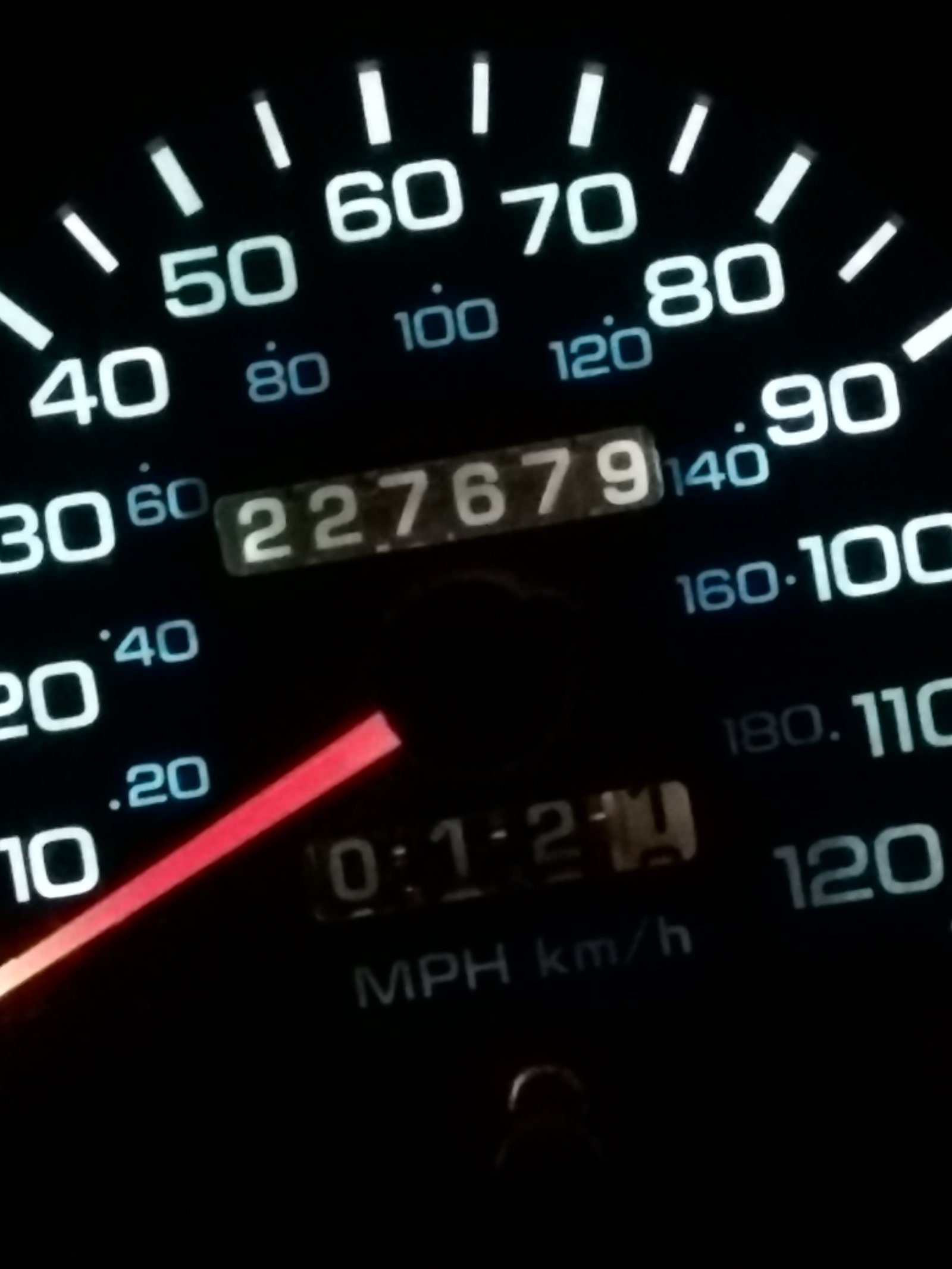 It'll actually do 120, but I wouldn't know that.