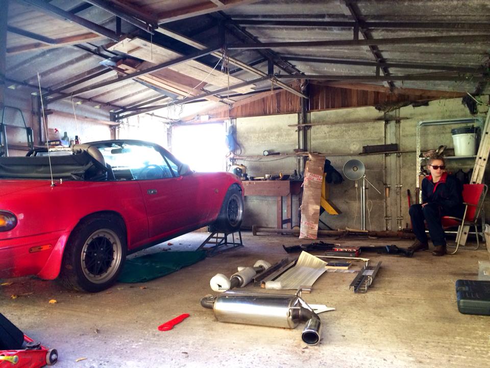 Vincent: Mk1 Mazda MX5 Hillclimb Build