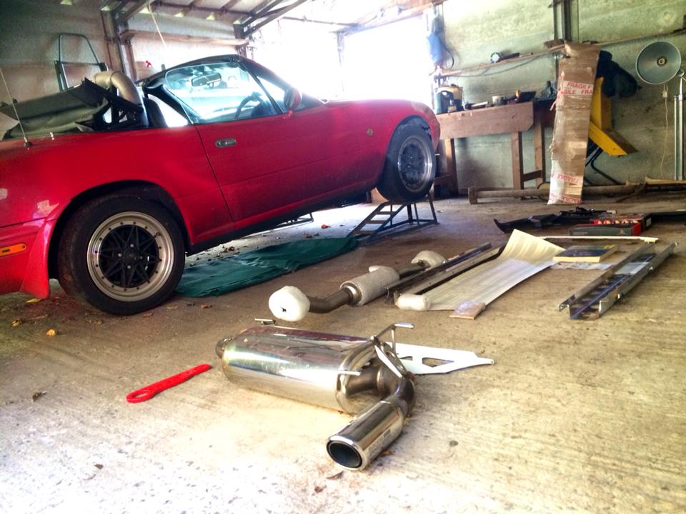 Vincent: Mk1 Mazda MX5 Hillclimb Build