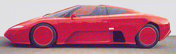 The beautiful lines of the Chubasco, designed by Marcello Gandini.