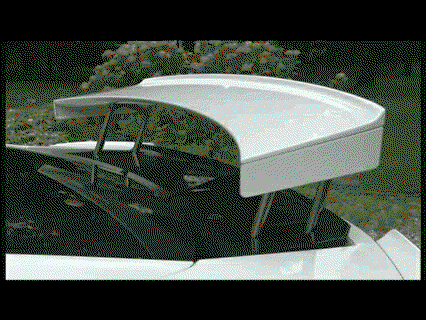 GIF: 11 coolest Car's Active spoiler in action (retracting and deploying)