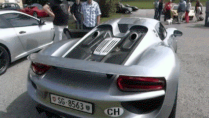 GIF: 11 coolest Car's Active spoiler in action (retracting and deploying)