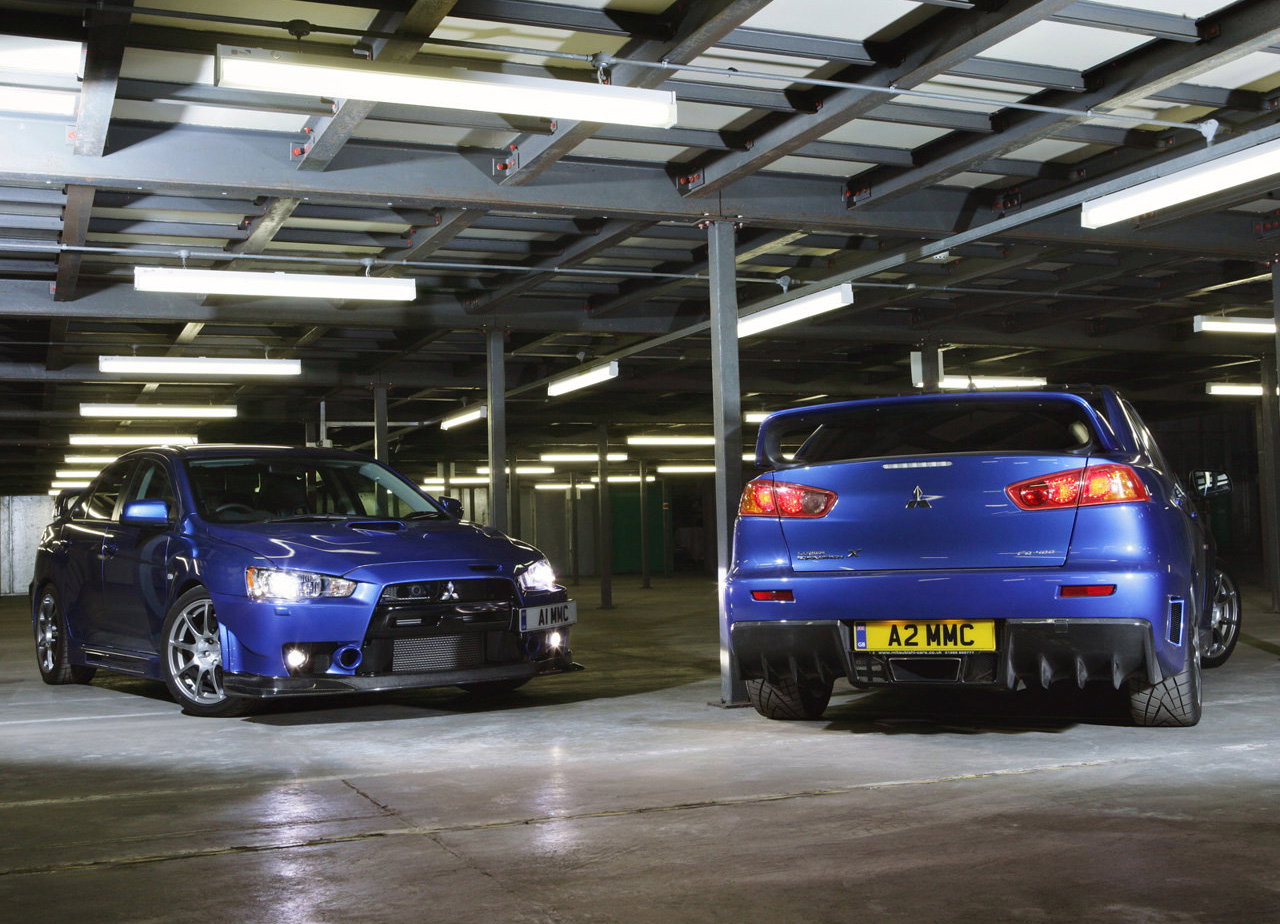 The Lancer Evolution X FQ400 was the hardcore version; Mitsubishi was aiming to defeat the mighty Nissan GT-R.