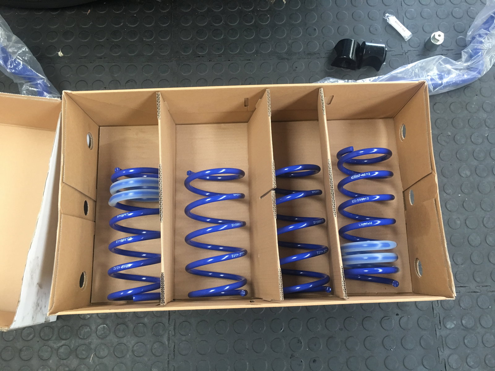 Currently at tuning company Litchfield Imports with the goal of improving the BRZ's handling characteristics.