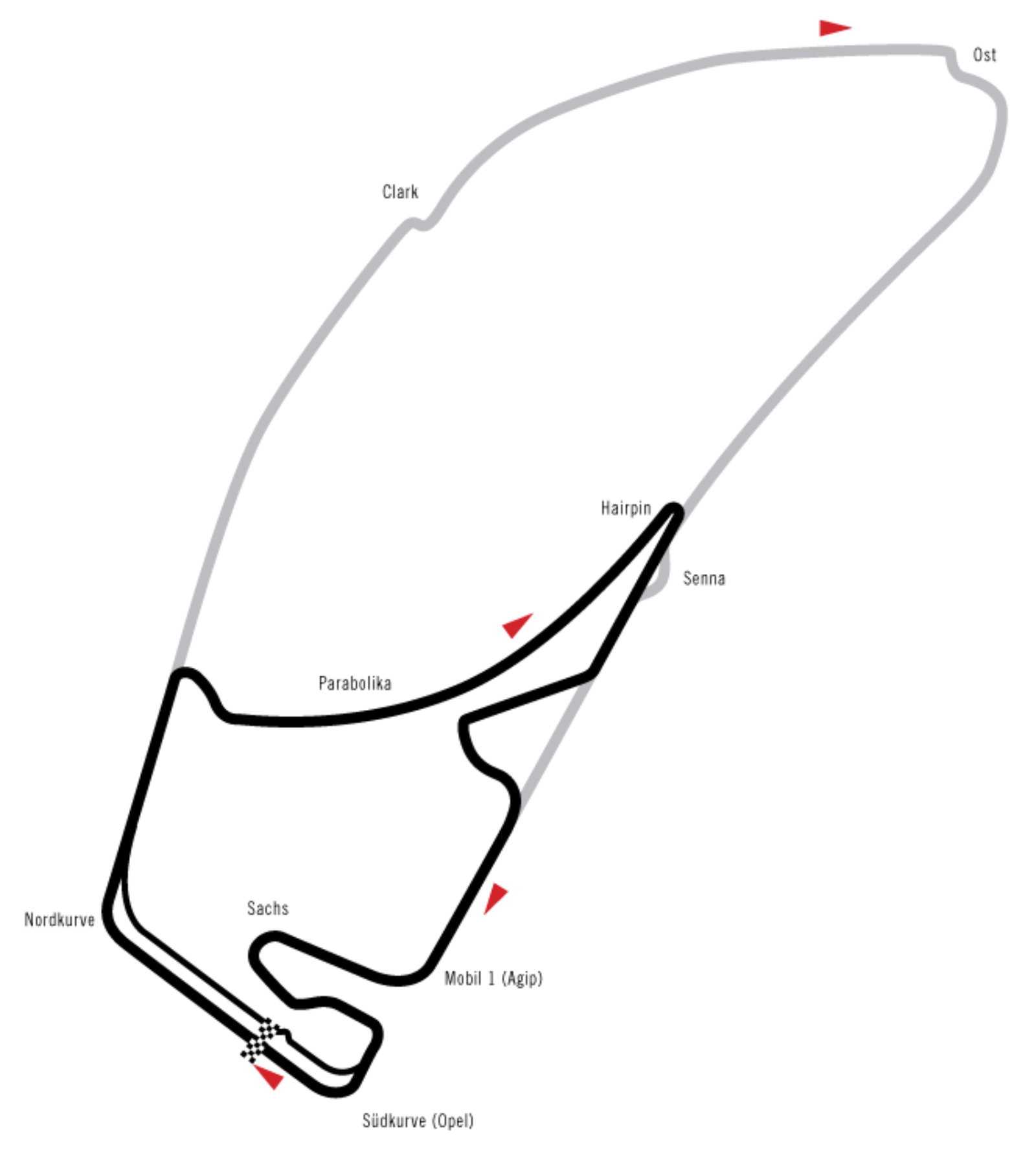 New track is outlined in black