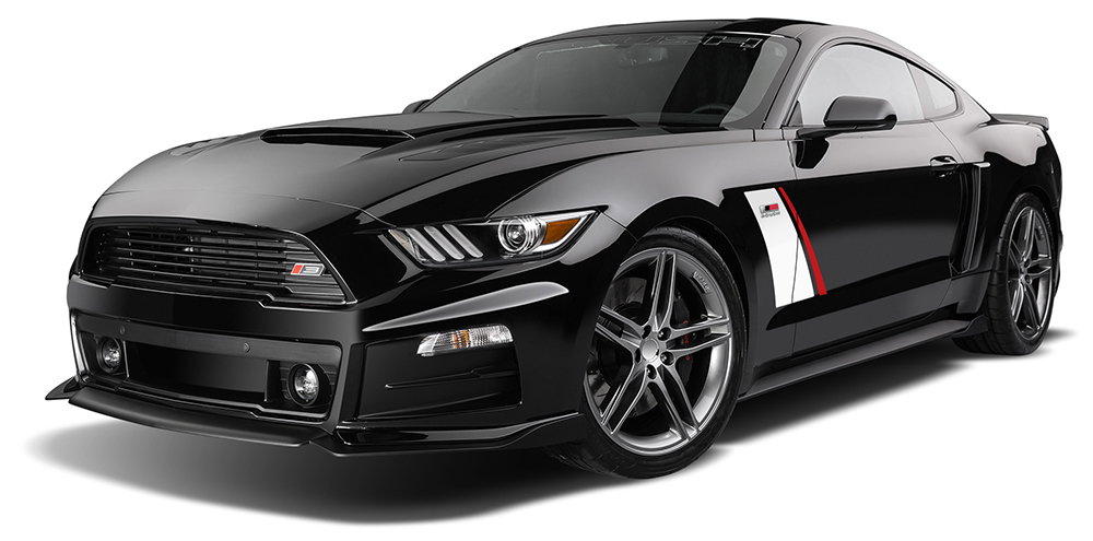 The Roush Mustang in its Stage 3 tune, using a 670bhp supercharged V8