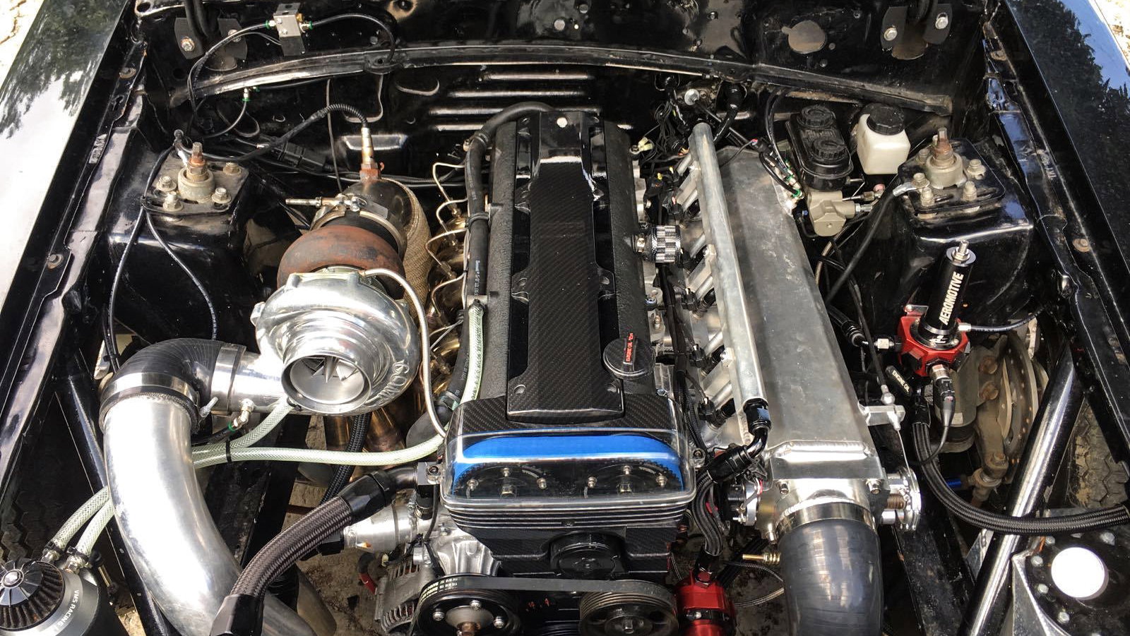 This Ex-Police Mustang Has A 1000bhp 2JZ Under The Hood