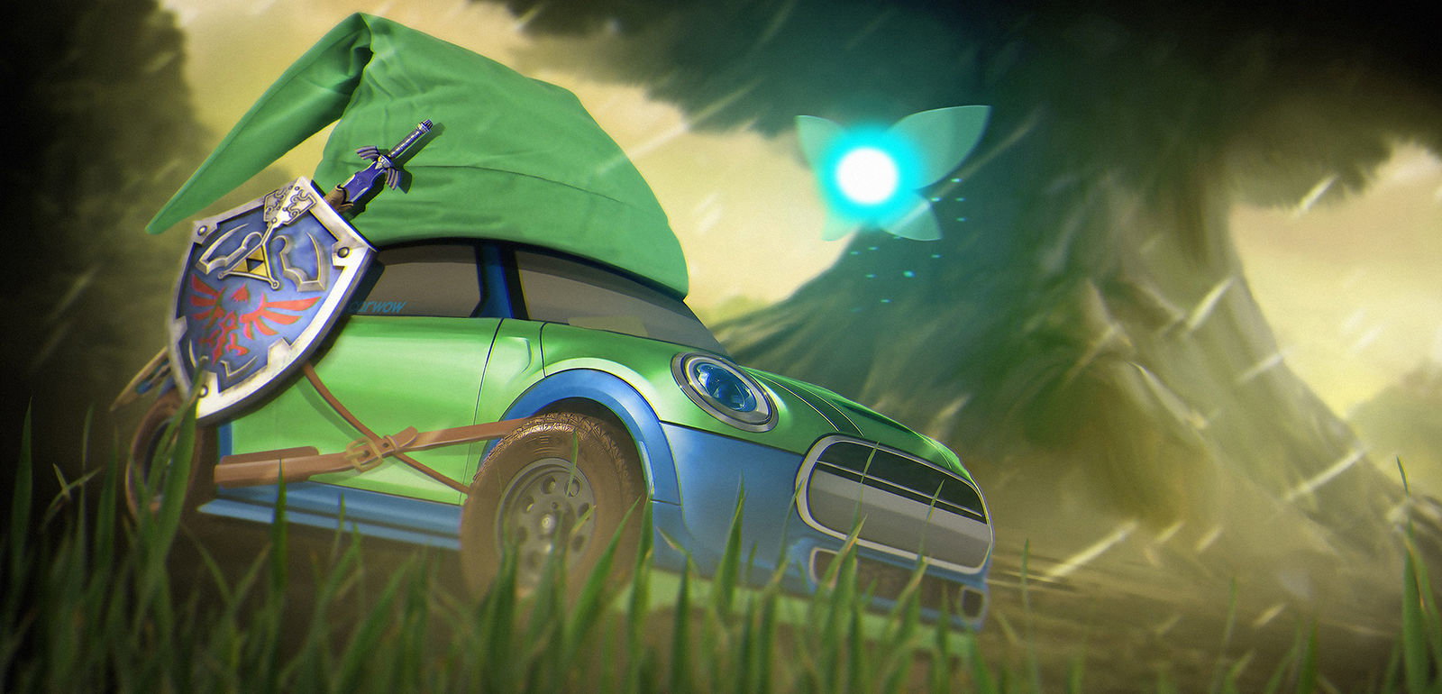 10 Car/Video Game Render Mash-Ups That Are Both Weird And Awesome